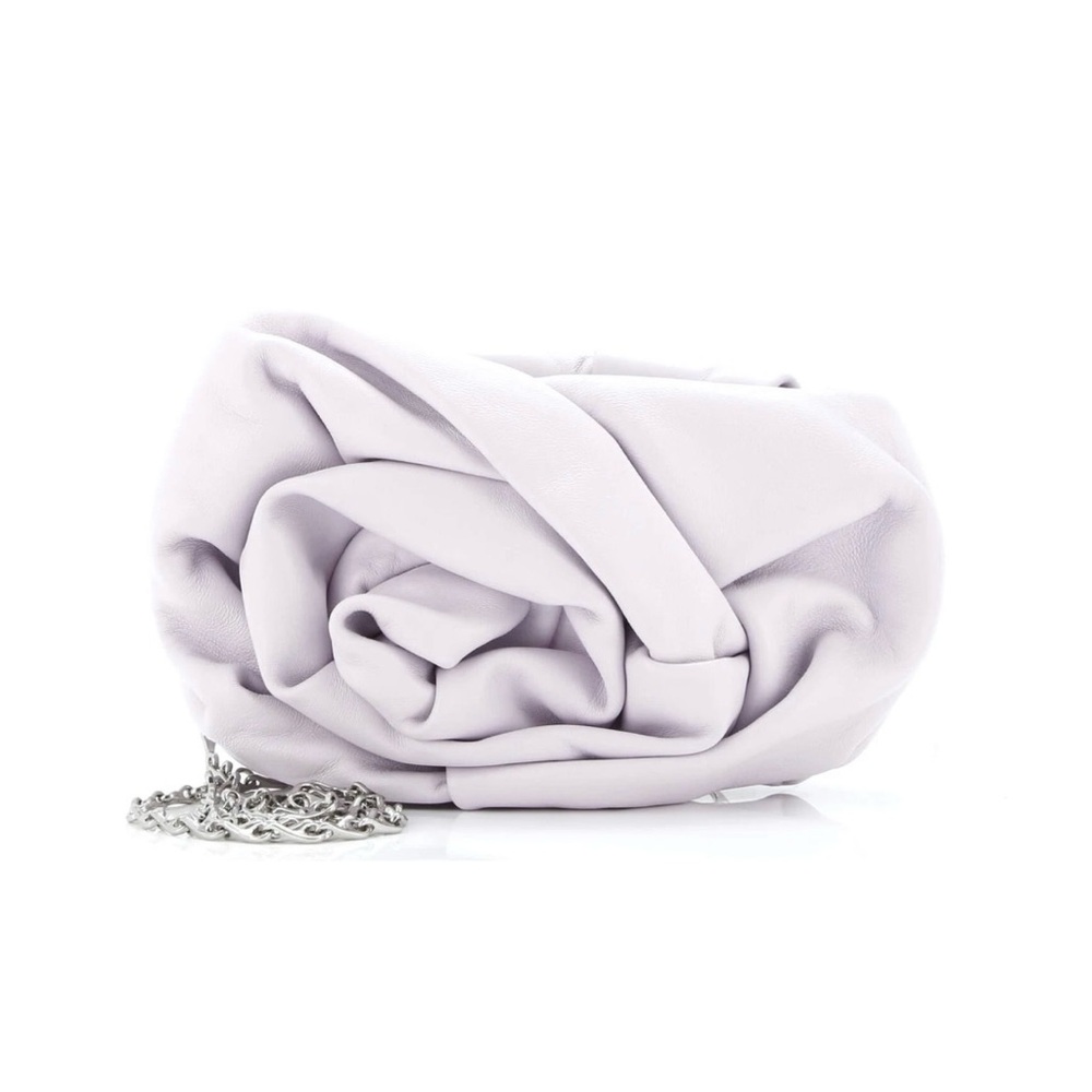 Burberry Light Purple Clutch with Chain
